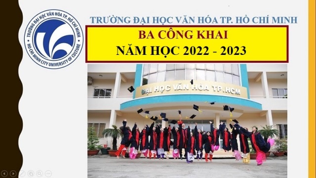 Ba công khai năm học 2022 - 2023